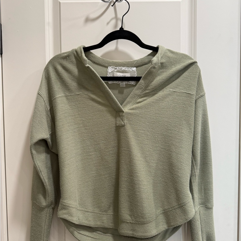 Cupio Sage Green Long Sleeve Shirt